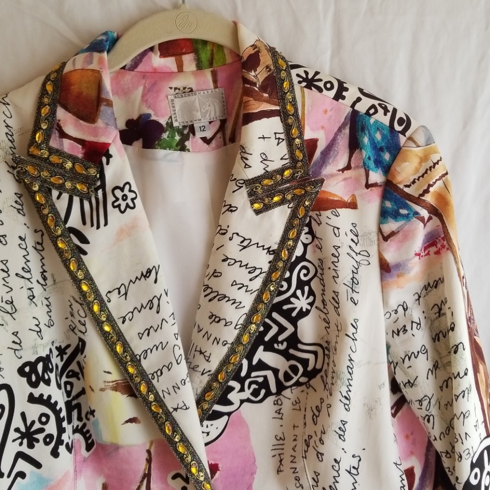 Alberto Makali Bright print Blazer